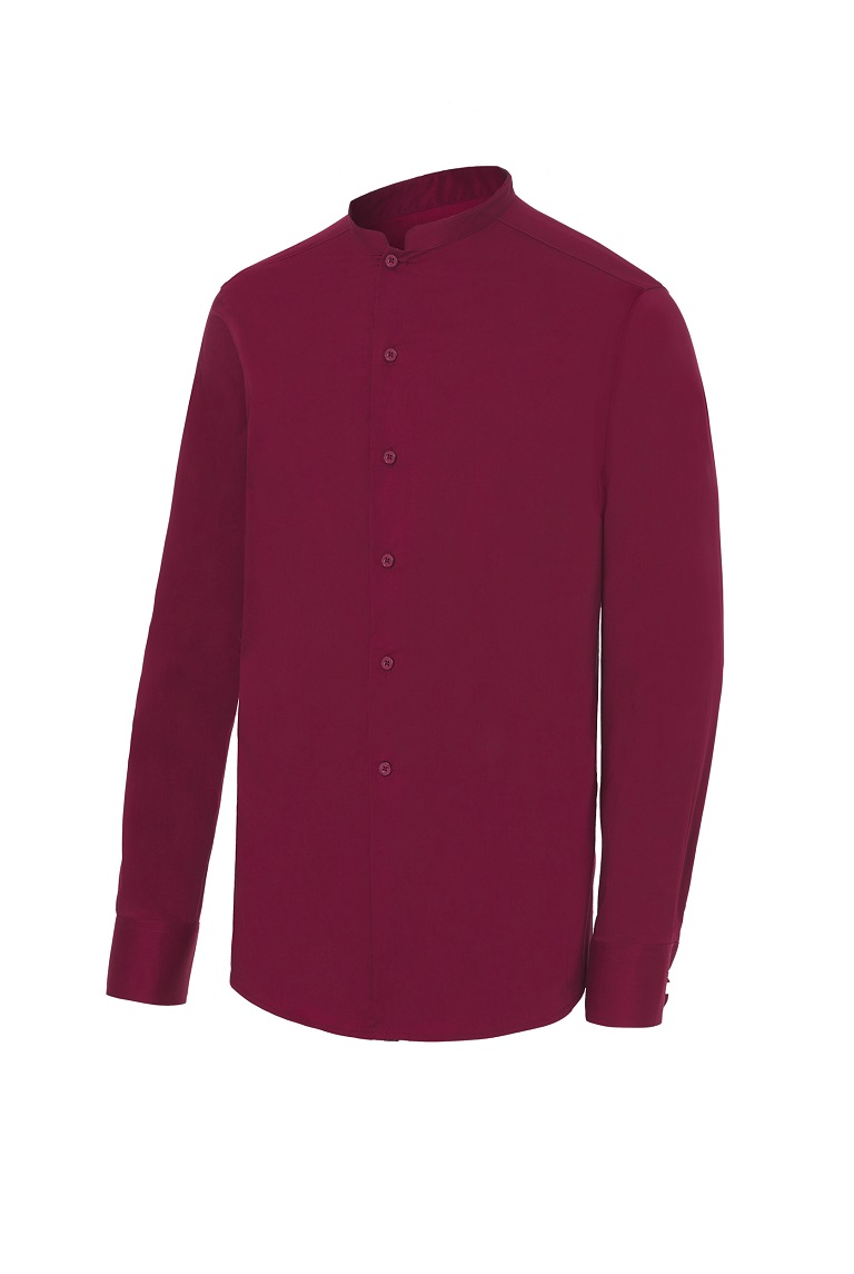 MONZA-2139-camisa-hombre-camarero-granate-1